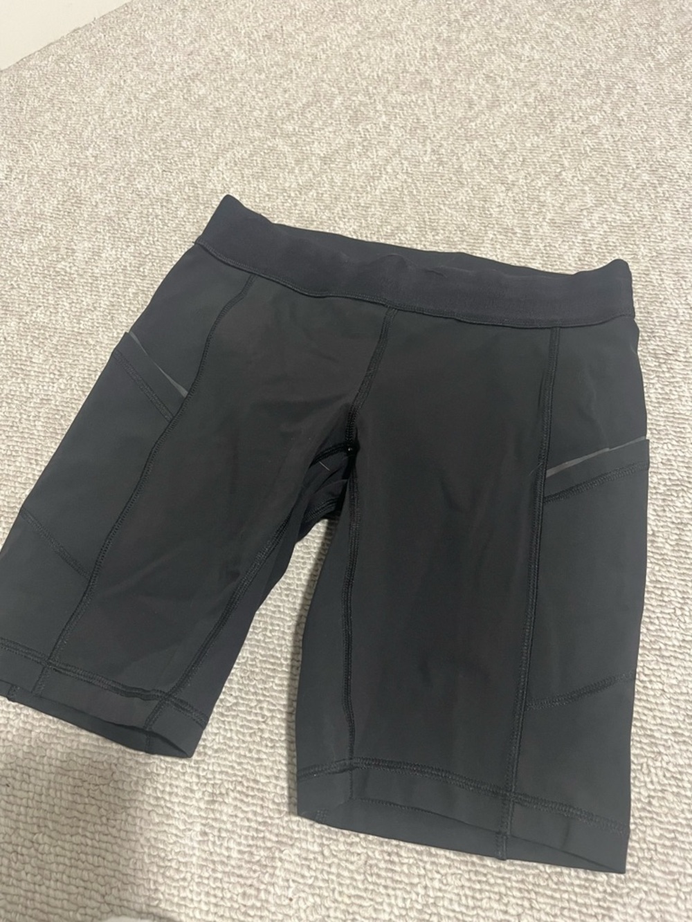Black Active bike shorts
